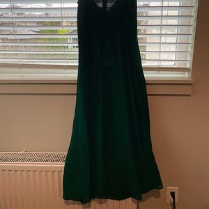 Green Juliet dress from reformation